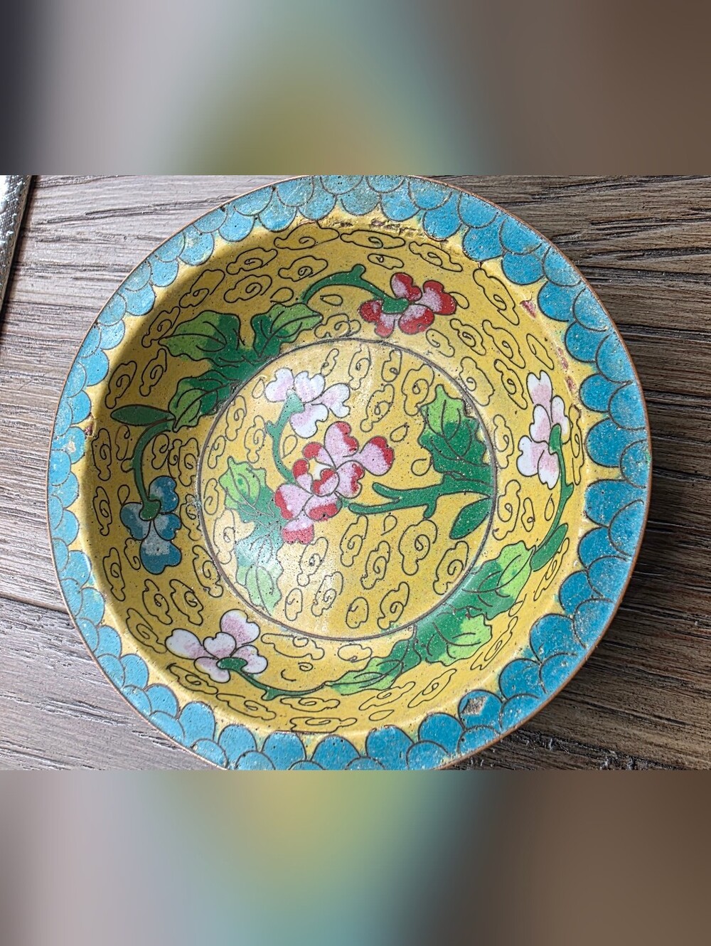 1920'S ANTIQUE CHINESE CLOISONNE bowl